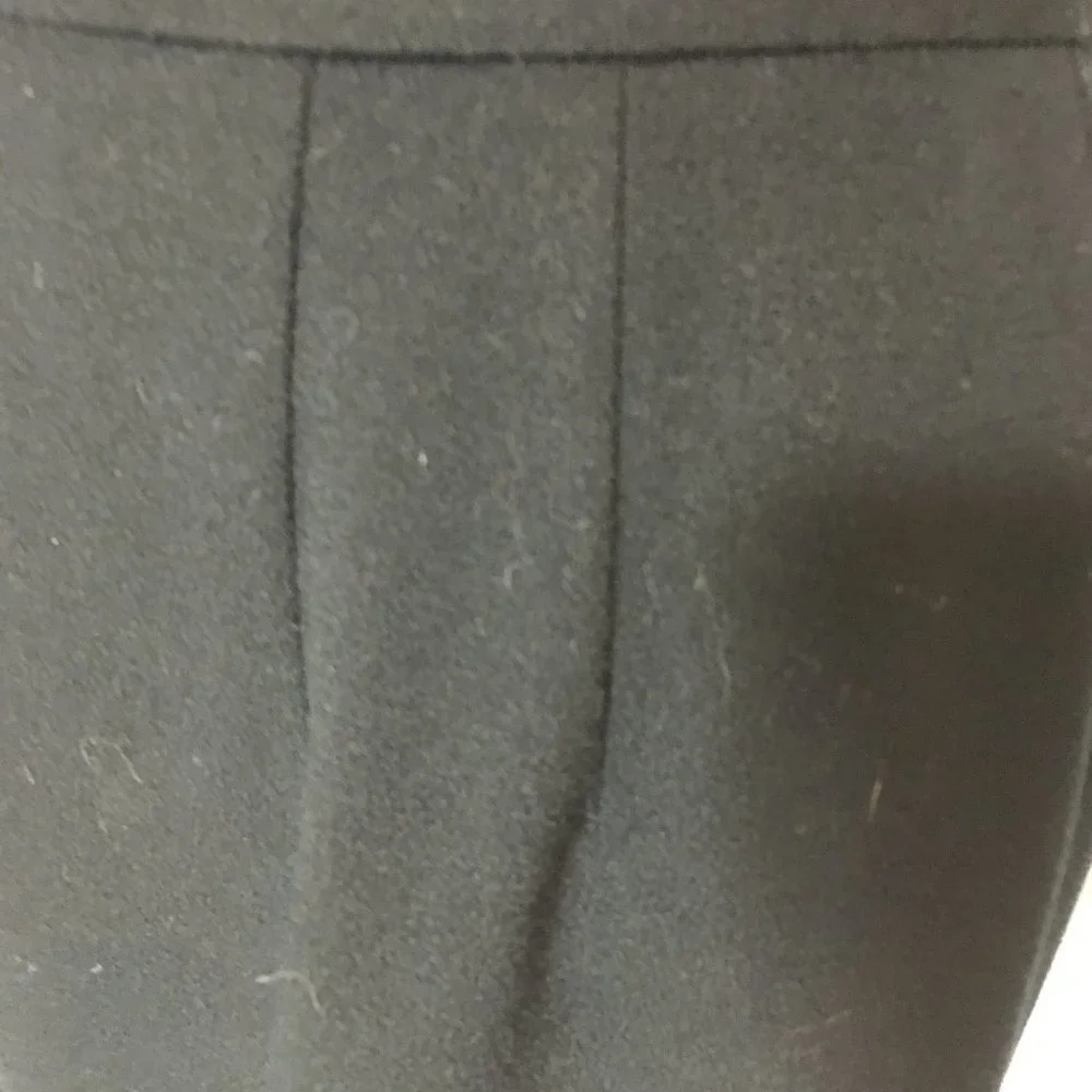 Enrico Fratelli Pencil Wool Midi Pencil Skirt Black Size 4 - Picture 6 of 9